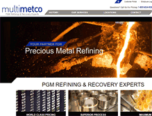 Tablet Screenshot of multimetco.com